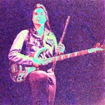 Coyote on bass, flute, and fountain pen